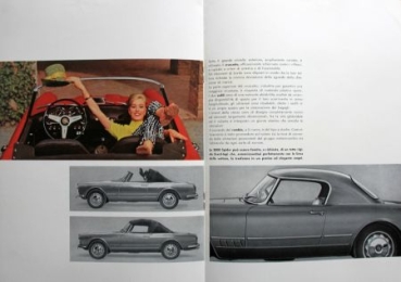 Alfa Romeo 2000 Spider Modelprogram 1960 Carbrochure (3851)